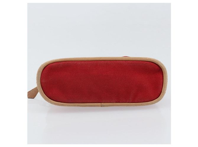 Hermès HERMES Bolide PM Pouch Tela Rossa Auth ti3709 Rosso - vista 6