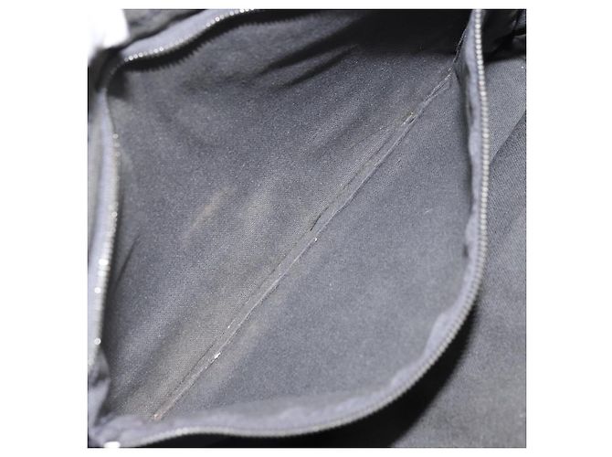 Hermès HERMES Fourre Tout PM Bolsa de Mano Lona Gris Plata Auth ti3712 Castaño - vista 12