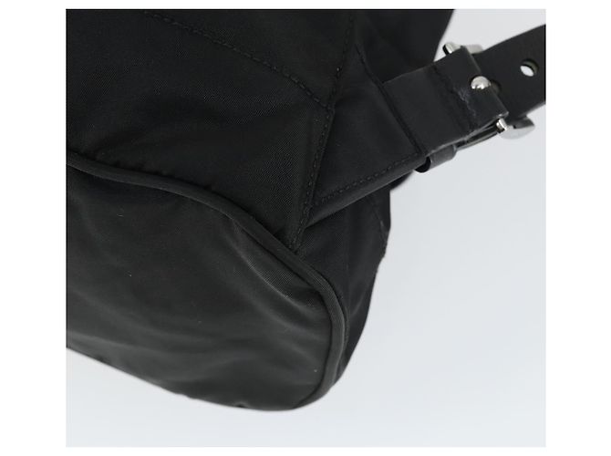 PRADA Backpack Nylon Black Silver Auth 169609 Silvery - view 18