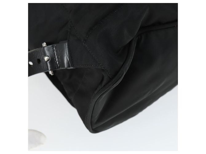 PRADA Backpack Nylon Black Silver Auth 169609 Silvery - view 19