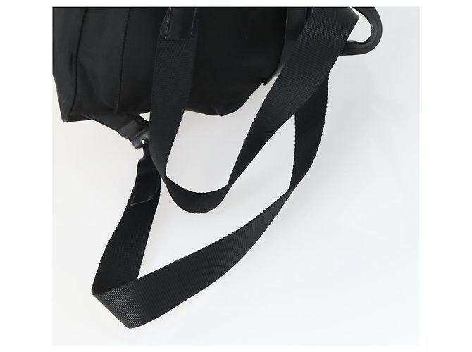 PRADA Backpack Nylon Black Silver Auth 169609 Silvery - view 8
