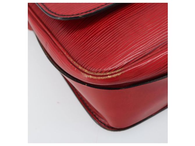 LOUIS VUITTON Schultertasche Cartesier MM Rot M52247 LV Auth 169548 - Ansicht 14