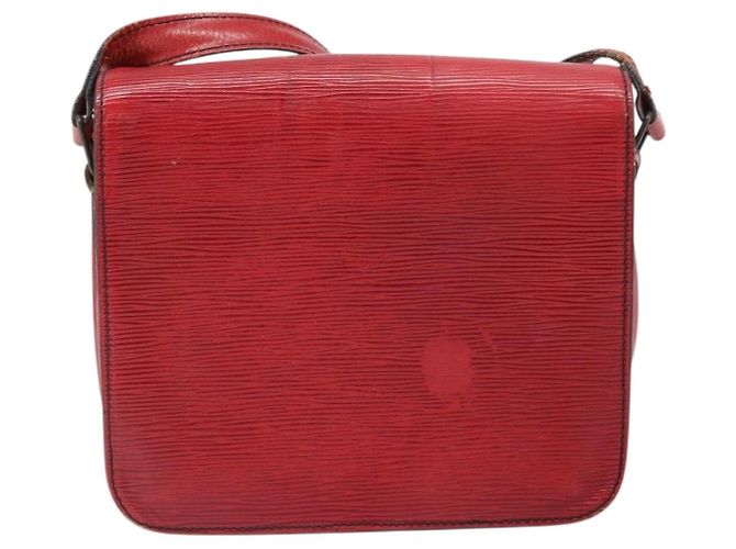LOUIS VUITTON Schultertasche Cartesier MM Rot M52247 LV Auth 169548 - Ansicht 2