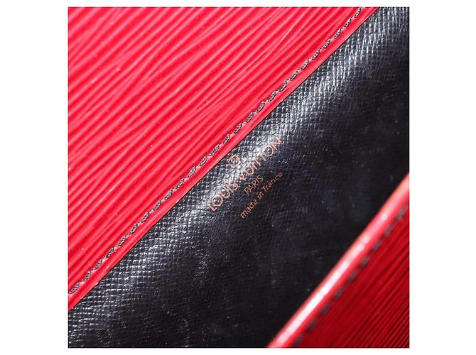 LOUIS VUITTON Schultertasche Cartesier MM Rot M52247 LV Auth 169548 - Ansicht 21