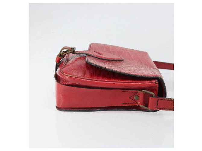LOUIS VUITTON Schultertasche Cartesier MM Rot M52247 LV Auth 169548 - Ansicht 3