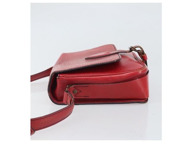 LOUIS VUITTON Schultertasche Cartesier MM Rot M52247 LV Auth 169548 - Ansicht 4
