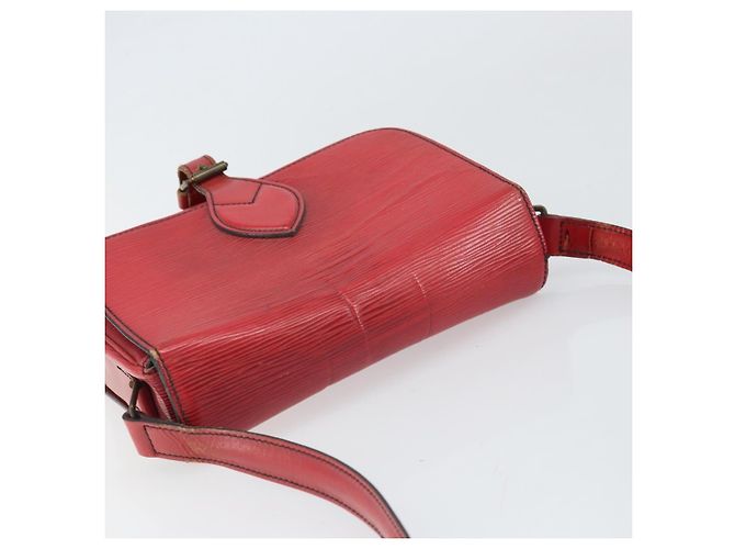 LOUIS VUITTON Schultertasche Cartesier MM Rot M52247 LV Auth 169548 - Ansicht 6