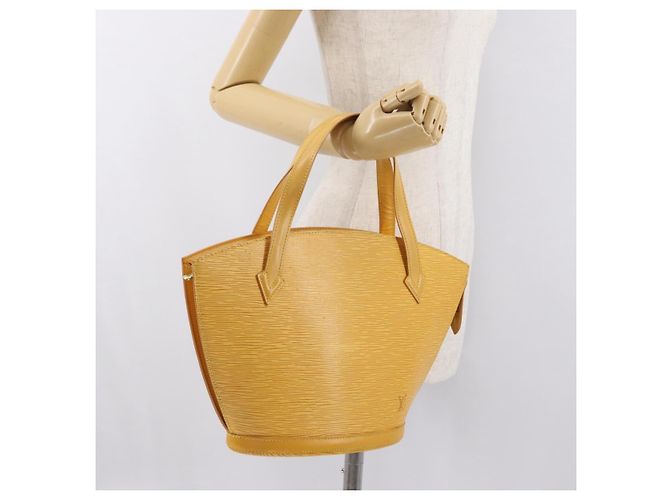 LOUIS VUITTON Borsa a Spalla Epi Saint Jacques Gialla M52269 Auth 171683 Giallo - vista 22