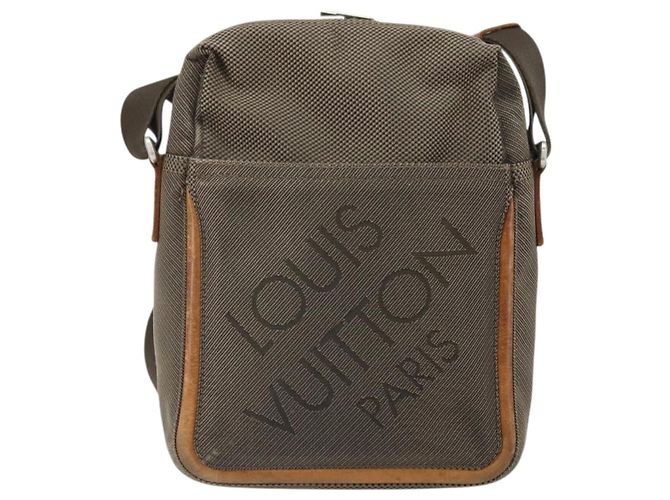 LOUIS VUITTON Damier Geant Sitadan MM Schultertasche Braun M93040 LV Auth 169574 - Ansicht 2