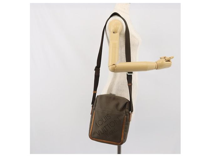 LOUIS VUITTON Damier Geant Sitadan MM Schultertasche Braun M93040 LV Auth 169574 - Ansicht 23