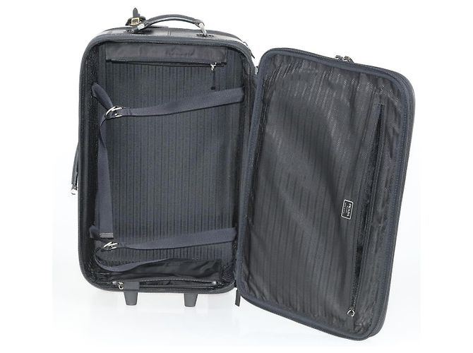 Prada Tragetasche aus Nylon Schwarz Silber Auth bs32877 - Ansicht 11