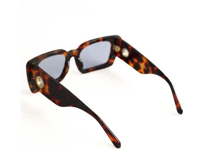 Linda Farrow Gafas de sol marrones Castaño - vista 5