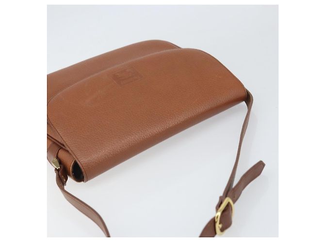 Borsa a Spalla Burberrys in Pelle Marrone Oro Auth bs33288 D'oro - vista 6