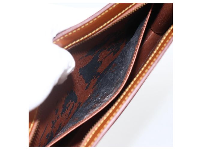 LOUIS VUITTON Pochette Uomo Epi Borsa Marrone Zipangu Oro M52528 LV Auth ka2290 - vista 10