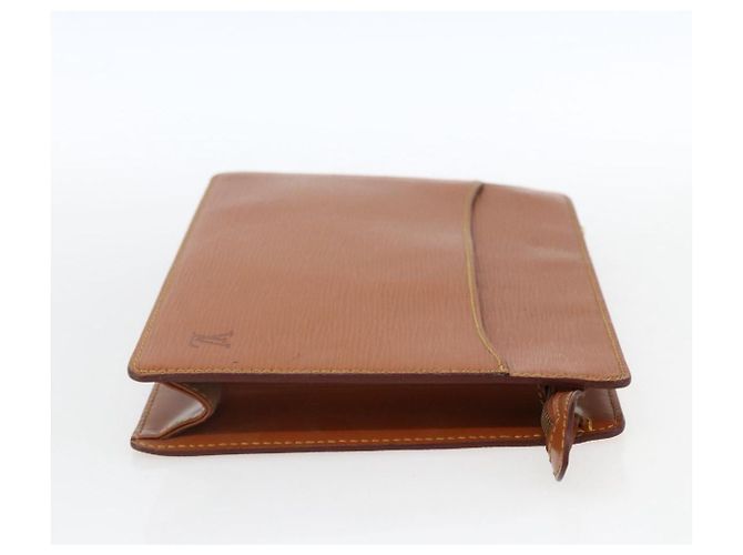 LOUIS VUITTON Pochette Uomo Epi Borsa Marrone Zipangu Oro M52528 LV Auth ka2290 - vista 4