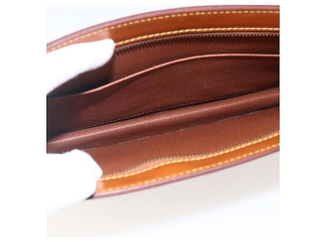 LOUIS VUITTON Pochette Uomo Epi Borsa Marrone Zipangu Oro M52528 LV Auth ka2290 - vista 9