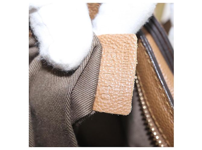 Chloé Borsa a mano in pelle Chloe Elise 2 in 1 marrone oro Auth BA10748 D'oro - vista 11