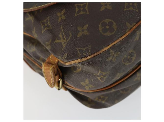 LOUIS VUITTON Borsa a Spalla Monogram Saumur 30 M42256 LV Auth 169318 Monogramma - vista 16