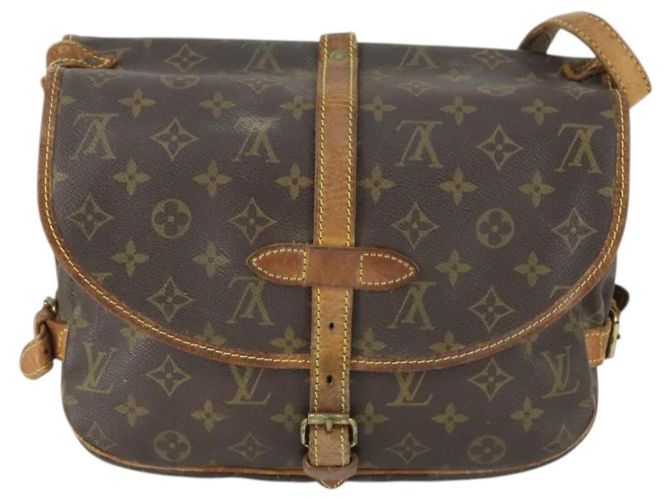 LOUIS VUITTON Borsa a Spalla Monogram Saumur 30 M42256 LV Auth 169318 Monogramma - vista 2