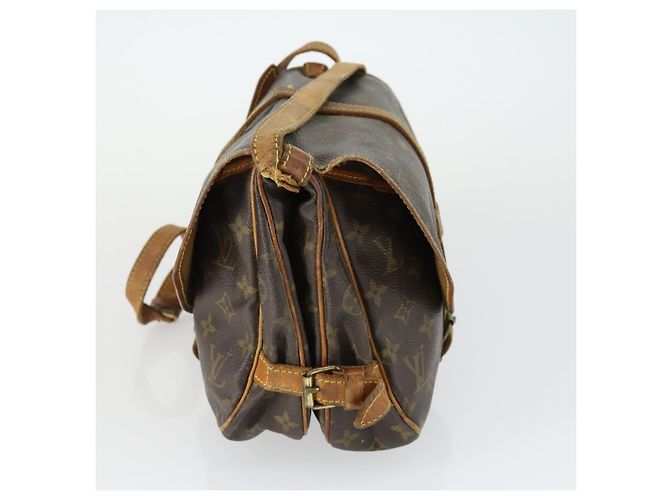 LOUIS VUITTON Borsa a Spalla Monogram Saumur 30 M42256 LV Auth 169318 Monogramma - vista 3