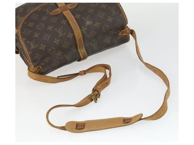 LOUIS VUITTON Borsa a Spalla Monogram Saumur 30 M42256 LV Auth 169318 Monogramma - vista 8