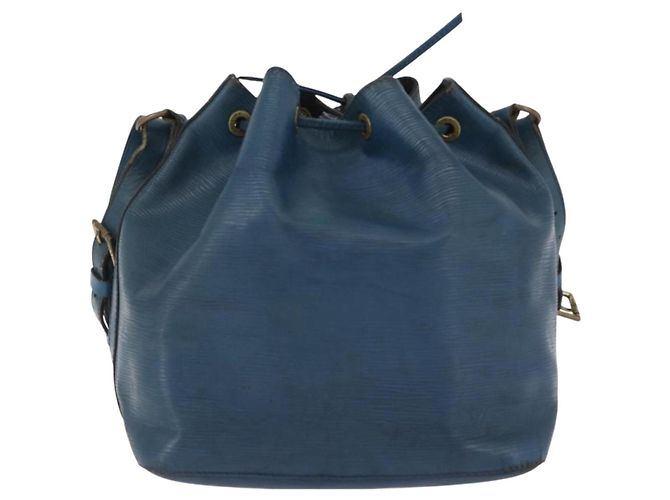 Noe LOUIS VUITTON Borsa a Spalla Petit Noé Epi Blu M44105 LV Auth ka2419 - vista 2
