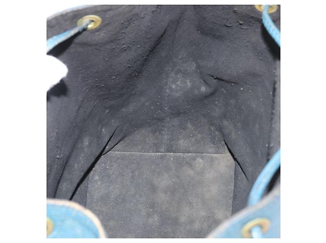 Noe LOUIS VUITTON Borsa a Spalla Petit Noé Epi Blu M44105 LV Auth ka2419 - vista 20