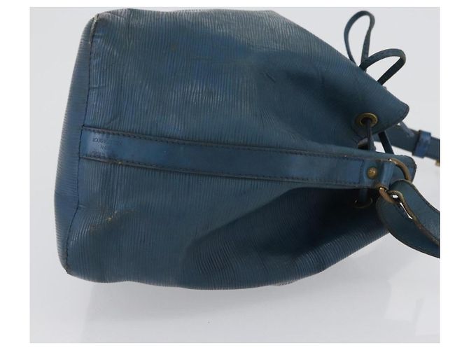 Noe LOUIS VUITTON Borsa a Spalla Petit Noé Epi Blu M44105 LV Auth ka2419 - vista 3