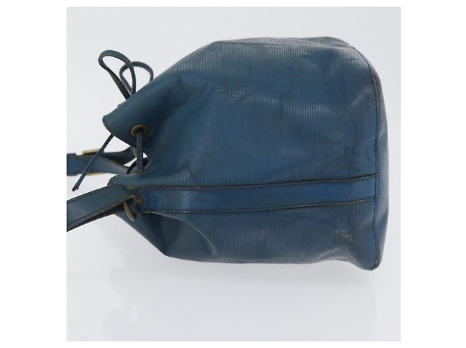 Noe LOUIS VUITTON Borsa a Spalla Petit Noé Epi Blu M44105 LV Auth ka2419 - vista 4