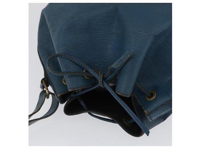 Noe LOUIS VUITTON Borsa a Spalla Petit Noé Epi Blu M44105 LV Auth ka2419 - vista 6