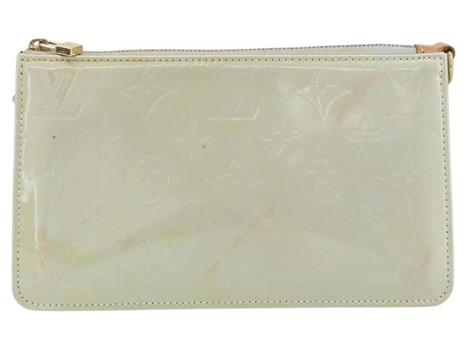 LOUIS VUITTON Monogram Vernis Lexington Bolsa de Accesorios Gris M91056 Auth hk3460 - vista 13