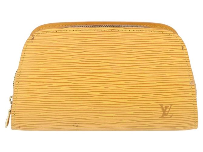 LOUIS VUITTON Pochette Dauphine PM Epi Giallo M48449 LV Auth 171817 - vista 13
