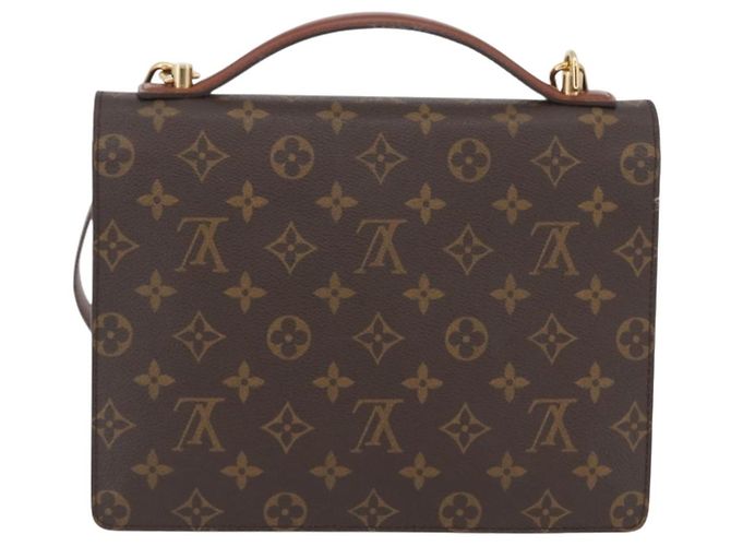 LOUIS VUITTON Borsa a Spalla Monceau 26 Monogram M51187 LV Auth BA10820 Monogramma - vista 2