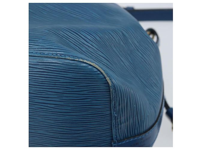 Noe LOUIS VUITTON Borsa a Spalla Petit Noé Epi Blu M44105 LV Auth BA10617 - vista 15
