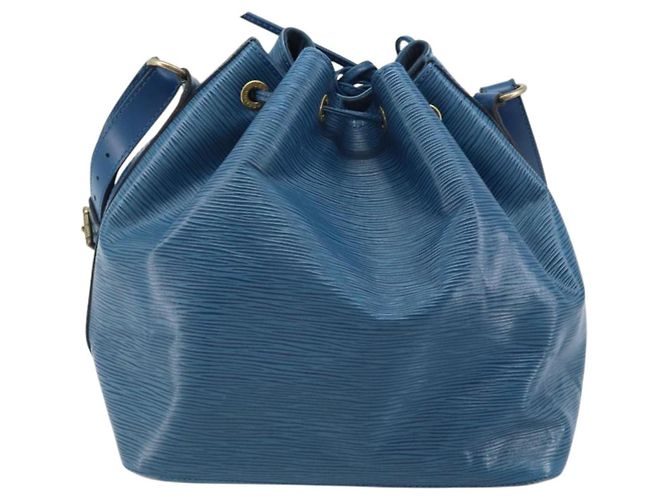 Noe LOUIS VUITTON Borsa a Spalla Petit Noé Epi Blu M44105 LV Auth BA10617 - vista 2