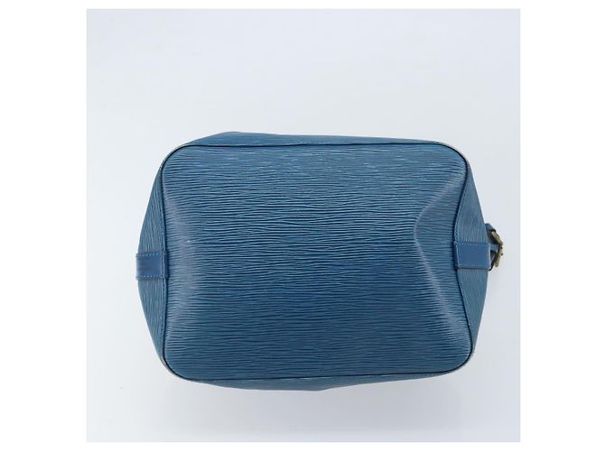 Noe LOUIS VUITTON Borsa a Spalla Petit Noé Epi Blu M44105 LV Auth BA10617 - vista 5