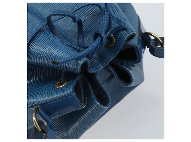 Noe LOUIS VUITTON Borsa a Spalla Petit Noé Epi Blu M44105 LV Auth BA10617 - vista 6