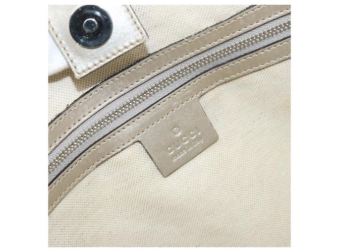 Borsa tote GG Implementation Gucci Argento 197953 Auth ka2232 - vista 10