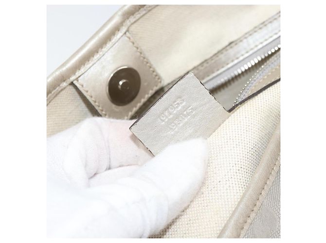 Borsa tote GG Implementation Gucci Argento 197953 Auth ka2232 - vista 12