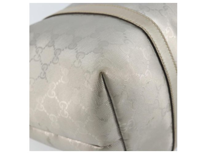 Borsa tote GG Implementation Gucci Argento 197953 Auth ka2232 - vista 14