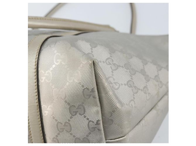 Borsa tote GG Implementation Gucci Argento 197953 Auth ka2232 - vista 15