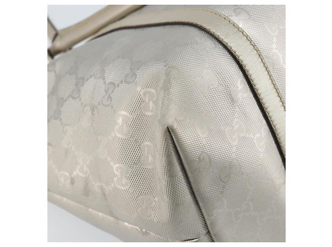 Borsa tote GG Implementation Gucci Argento 197953 Auth ka2232 - vista 16