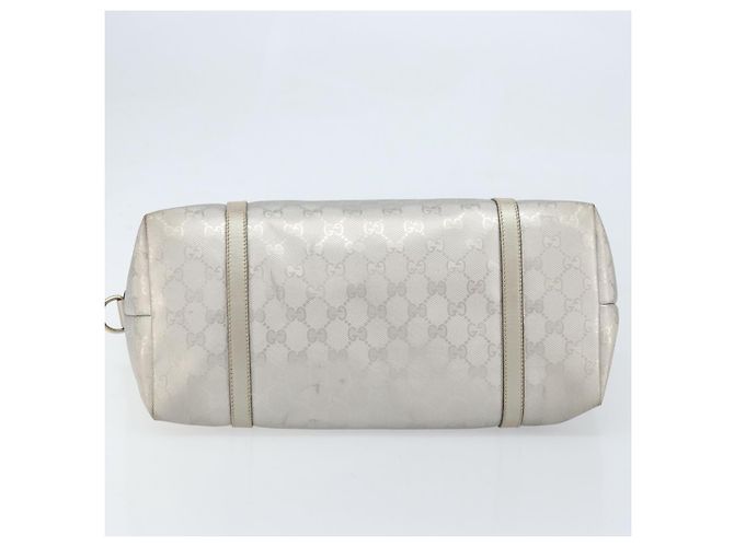 Borsa tote GG Implementation Gucci Argento 197953 Auth ka2232 - vista 5