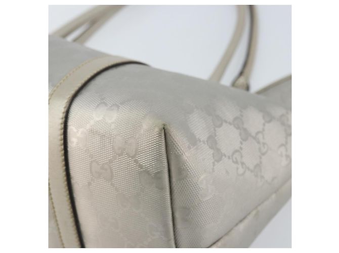 Borsa tote GG Implementation Gucci Argento 197953 Auth ka2232 - vista 9