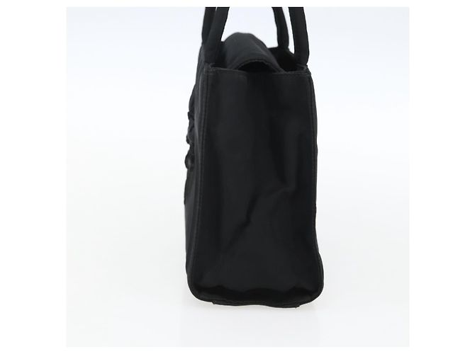 PRADA Borsa a mano in nylon nero Auth ti3686 - vista 4