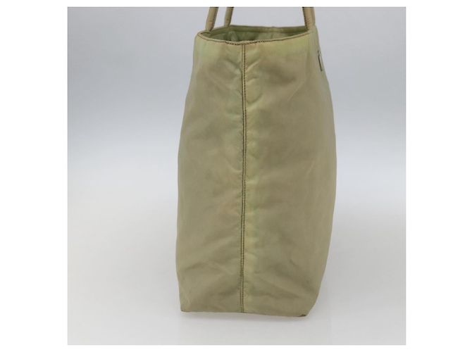 Prada Tote Bag aus Nylon in Creme Silber authentisch ti3744 Roh - Ansicht 3