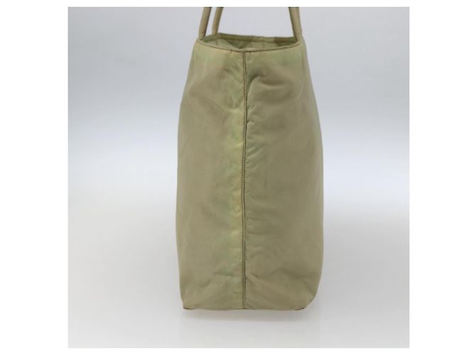 Prada Tote Bag aus Nylon in Creme Silber authentisch ti3744 Roh - Ansicht 4