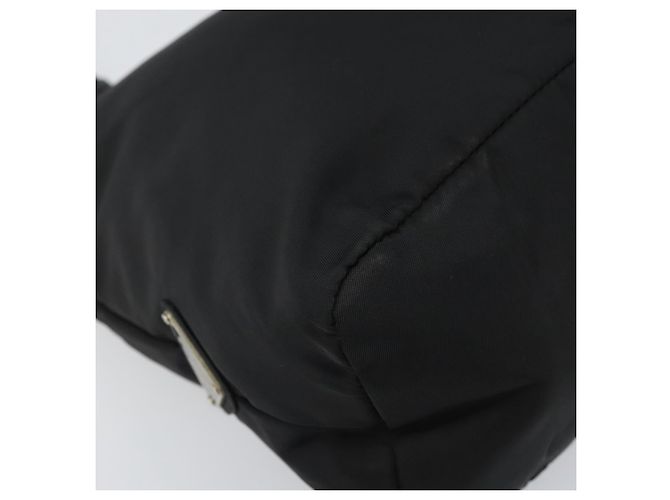Borsa Tote Prada in Nylon Nero Argento Auth ti3730 - vista 15