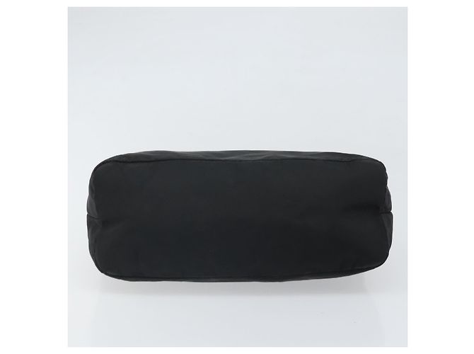 Borsa Tote Prada in Nylon Nero Argento Auth ti3730 - vista 5