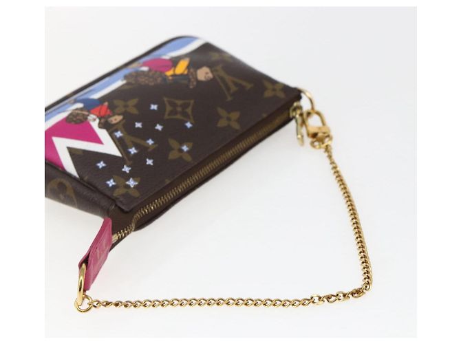 LOUIS VUITTON Mini Pochette Accessori Ski Bear Monogram M67769 Auth 168214SM Monogramma - vista 7